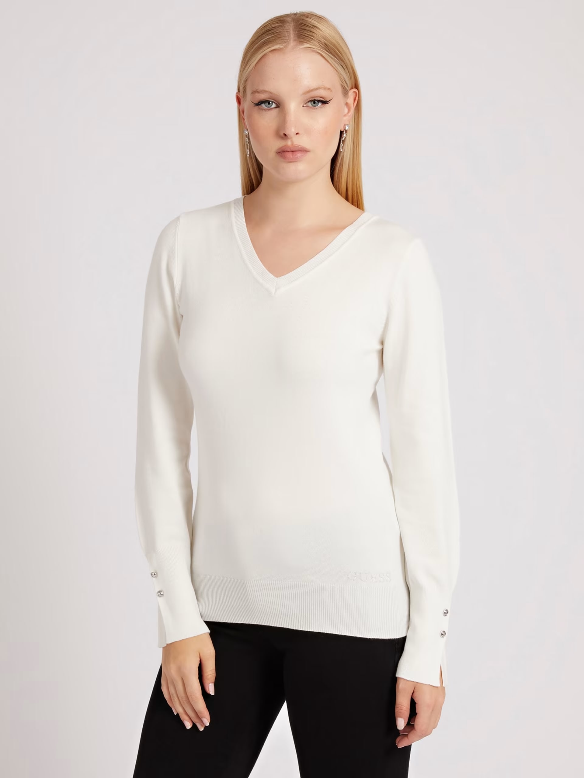 Guess Women's V-Neck Knitwear - Image 6