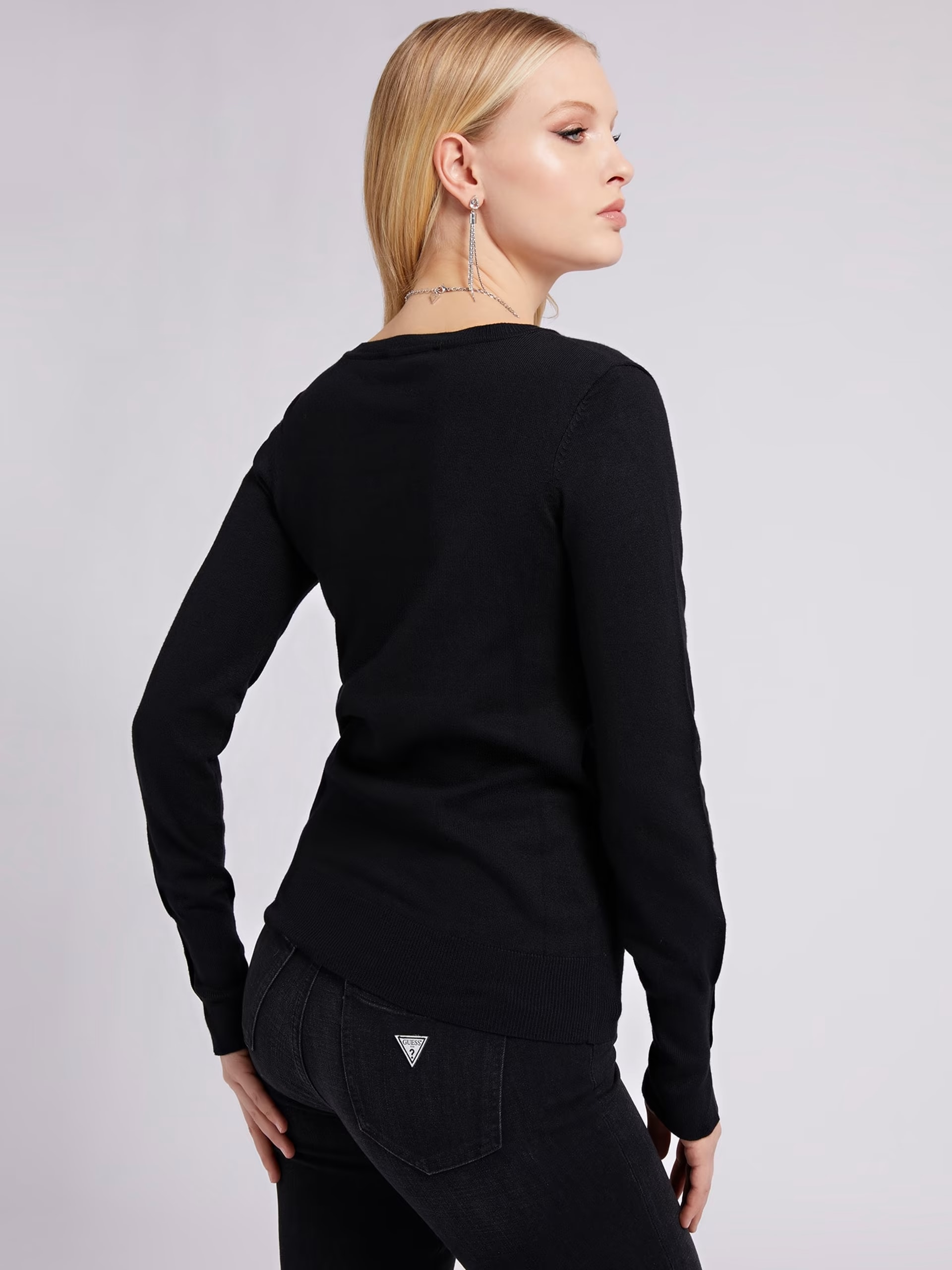Guess Women's V-Neck Knitwear - Image 3
