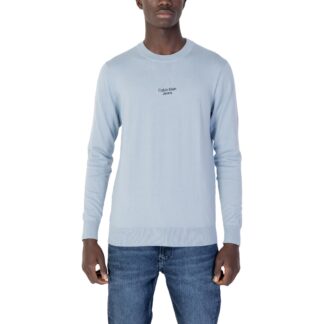 Calvin Klein Jeans Men's Light Blue Knitwear