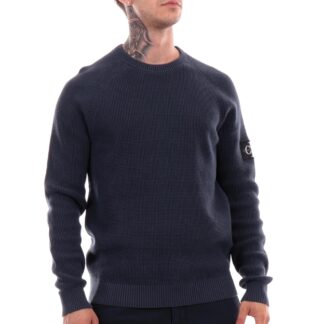 Calvin Klein Men's Blue Organic Cotton Knitwear