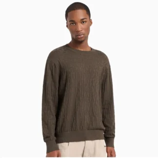 Armani Exchange Men's Plain Knitwear with Round Neck