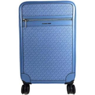 Michael Kors Travel Small Pacific Blue Rolling Carry-On Suitcase