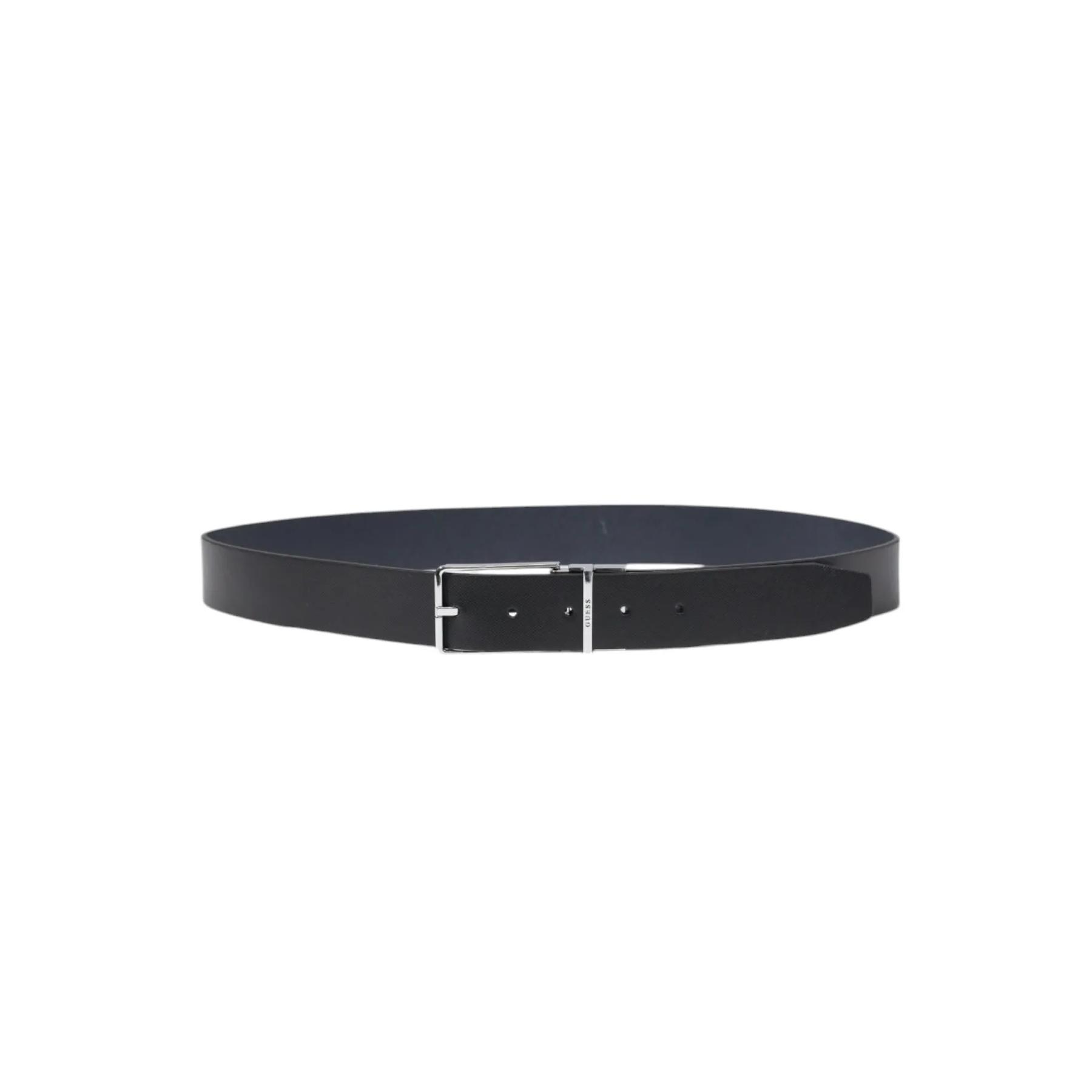 Guess Men's Black Leather Belt - Image 2
