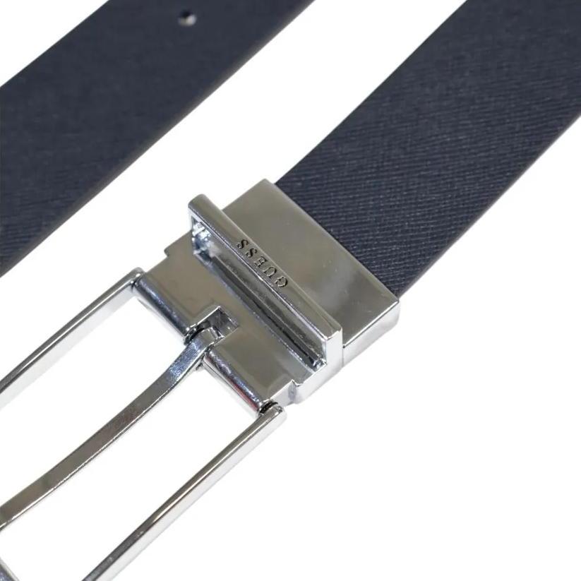 Guess Men's Black Leather Belt - Image 4