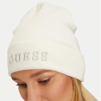 GUESS Women's White Printed Cap