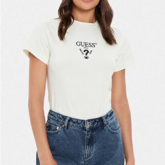 Guess Active Women's Black Short Sleeve Round Neck T-shirt