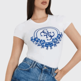 Guess Women's Printed Short-Sleeve T-Shirt