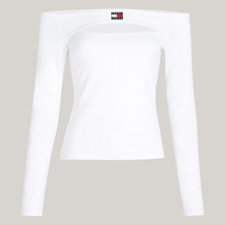 Tommy Hilfiger Women's White Long Sleeve T-Shirt