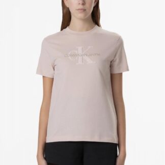 Calvin Klein Jeans Women’s Pink Printed T-Shirt