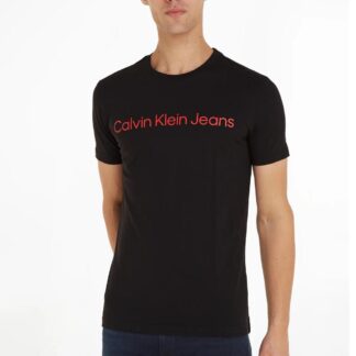 Calvin Klein Jeans Men’s Black Printed T-Shirt
