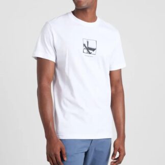 Calvin Klein Jeans Men's White Cotton T-shirt