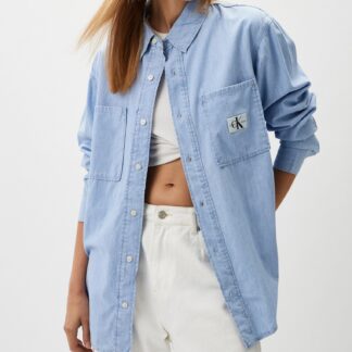 Calvin Klein Jeans Women's Light Blue Shirt