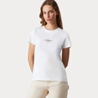 Calvin Klein Jeans Women’s White Plain T-Shirt
