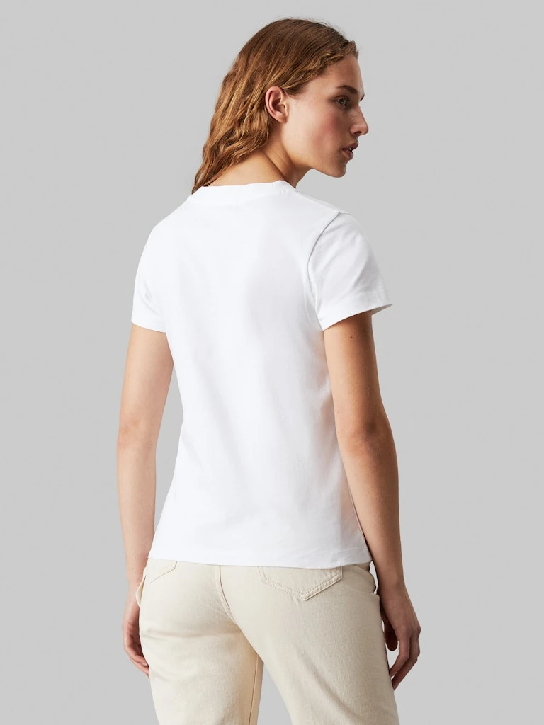 Calvin Klein Jeans Women’s White Plain T-Shirt - Image 5
