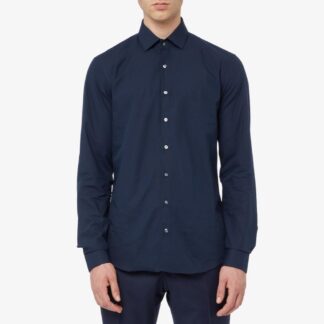 Calvin Klein Men's Blue Cotton Shirt