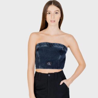 Calvin Klein Jeans Women’s Organic Cotton Blue Top