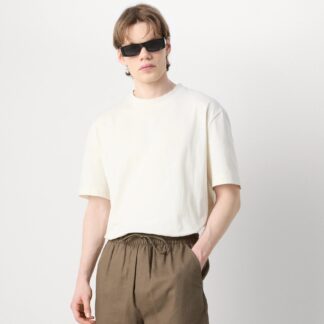 Calvin Klein Jeans Men's Beige Print T-Shirt