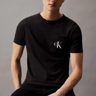 Calvin Klein Jeans Men's Black Plain T-Shirt